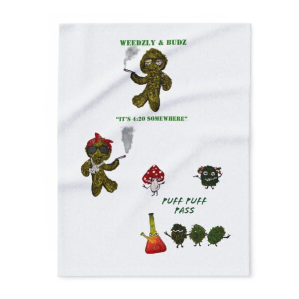 Weedzly & Buds Arctic Fleece Blanket - Image 2