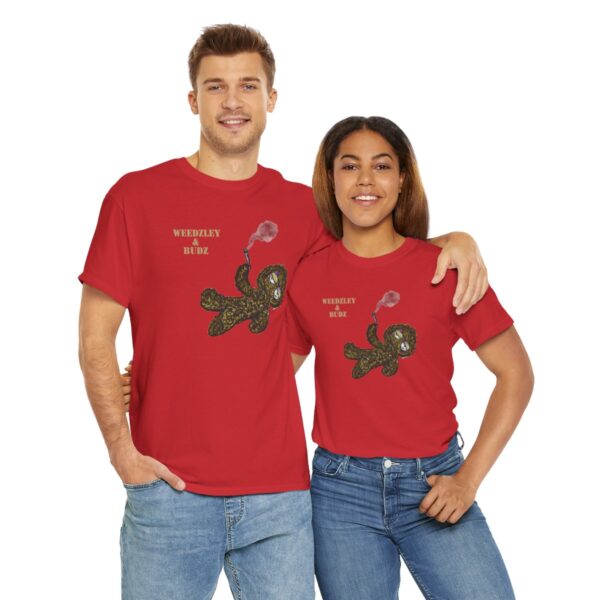 WEEDZLY N BUDZ (tm)  Unisex Heavy Cotton Tee - Image 132