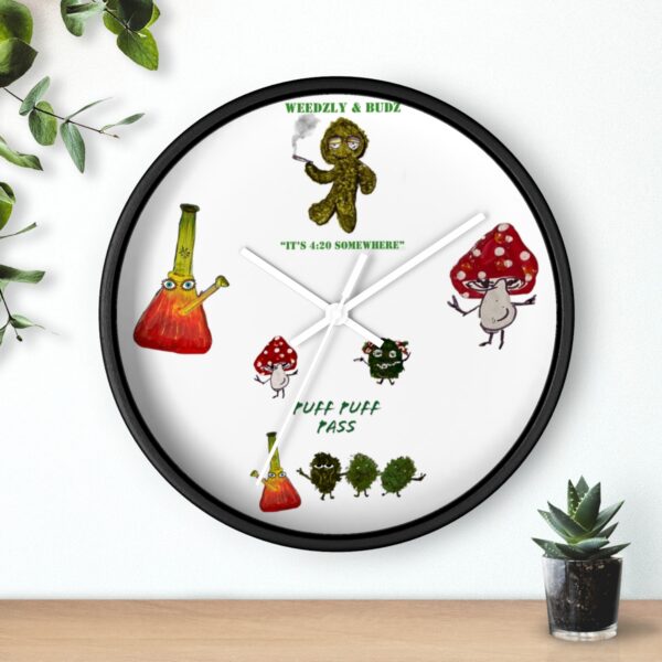 Its 420 Somewhere Wall Clock - Image 6