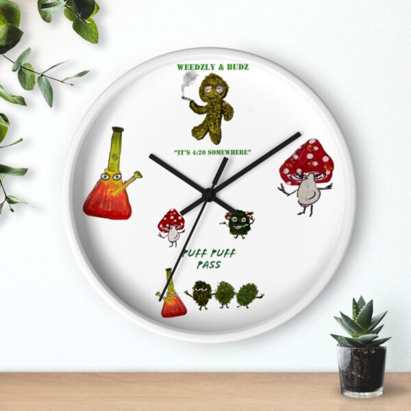 Its 420 Somewhere Wall Clock - Image 9